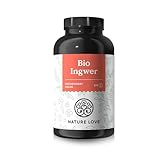 NATURE LOVE® Bio Ingwer Kapseln - 650mg Ingwerwurzel pro Tagesdosis - 9 Monate Reichweite - vegan,...