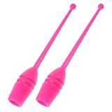 MUSISALY 2 Stück Gymnastikstäbe aus Robustem Kunststoff 35cm Farbige Calisthenics Stöcke für...