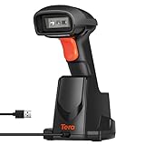Tera Pro 1MP-Kamera Barcodescanner QR 2D 1D Bluetooth Barcode Scanner Wireless 2,4G mit USB...