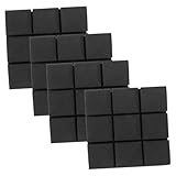 Toddmomy 4 Stück Akustikschaumstoff Schallschutz Paneele für Wände Geräuschabsorbierende Platten...