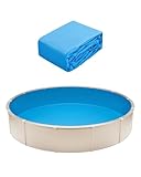 VEVOR Runde Poolfolie, φ 460x120 cm, Innenfolie, Ersatzfolie, Innenhülle, Schwimmbadfolie,...