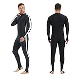 taucheranzug Herren Langarm Sonnenschutz Wasserdicht Surf Tauchanzug Einteiliger Schnelltrocknender...