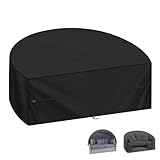 LAMUNI Abdeckung Sonneninsel Schutzhülle für Liegeinsel, 205x110x80cm Garteninsel Abdeckung...