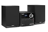 SHARP XL-B517D(BK) Mikro Hi-Fi Soundsystem Stereo mit DAB Radio, DAB+, FM, Bluetooth, CD-MP3,...