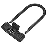 EpheyFIF Robustes U-förmiges Zahlenschloss für Fahrräder