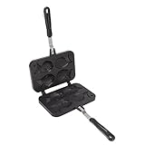 Irfora Taiyaki-Backgeschirr, Doppel-Antihaft-Waffeleisen, 4 Tabletts, Verdicktes Aluminium in...