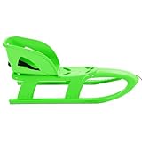 Mengtu Supercooler Schlitten für Kinder ab 3 Jahren - Grün, PP/Stahl, 102,5 x 40 x 23 cm,...