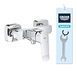 GROHE Dice, Duscharmatur Aufputz, mit Werkzeug (Mischbatterie für die Dusche, eigensicher gegen...