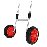 Luocute Kajak-Wagen-Dolly, Faltbare Kajak-Trolley- mit 10-Zoll-Airless-Reifen für...