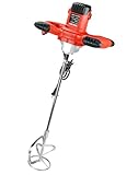 QWORK Mörtelrührer Rührwerk - 220V 2100W 1200r/min 6 Gang - M14 Gewinde - für Farbe, Putz &...