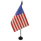 AZ FLAG - Tischflagge Usa Vereinigte Staaten - 15x10 cm - Vereinigten Staaten Von Amerika Tischfahne...