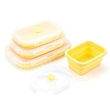 NVNVNMM Lunchbox Lunch Box Collapsible Food Storage ContainerColorful Microwavable Portable Picnic...