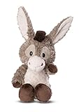 NICI Kuscheltier Esel Donkeylee 22 cm – naturgetreues Stofftier aus weichem Plüsch zum Kuscheln...