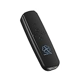 Transmitter Receiver Bluetooth kompatibel 5.2 RX-TX 2 in 1 Adapter mit Kragenclip für PC Headset TV...