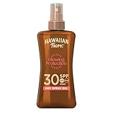 Hawaiian Tropic Glowing Protection Sunscreen Dry Oil Spray Mist, wasserfest LSF 30 UVA- + UVB-Schutz...