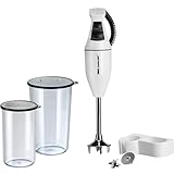 ESGE-Zauberstab Set E120 Select, Stabmixer weiß, bis 10.000 U/Min, 90210, 120W, inkl. Becher-Set...
