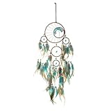 Lonnalee Traumfänger aus Federn, indischer Traumfänger, handgefertigt, mit Federn, Wanddekoration,...