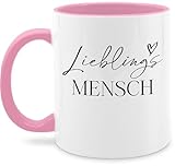 Tasse Tassen 325ml - Lieblingsmensch | Valentinstag Geschenke | Partner Geschenk Partnerin |...