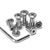 KINDPMA 35 Sets M4*10mm Verbindungsschraube Möbelschrauben Hülsenschrauben Möbelverbinder...