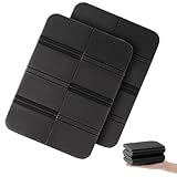 WUFANC Sitzkissen Outdoor Faltbar 2er Set, Tragbare wasserdichte XPE Sitzunterlage Outdoor,...