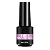 Weiches Gel Nagelkleber,8ml Langanhaltender Schnelltrocknender Kleber für Nägel -...