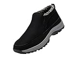 Winterschuhe Herren Warm Gefütterte Winter Schneestiefel Trekkingschuhe Wanderhalbschuhe...
