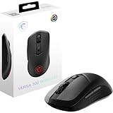 MSI Versa 300 Wireless Gaming-Maus – 8000 DPI optischer Sensor, 1000 Hz Polling-Rate, symmetrisch,...