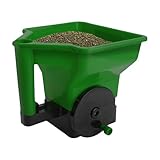 Manueller Streuwagen – Streuer für – Gartenwerkzeug mit Kurbel für kleine Bauernhöfe Schule...