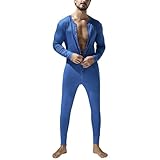 Gestreift Pyjama Hausanzug Langarm Sleepwear Für Männer Winter Einteiler Overall Loungewear Onesie...