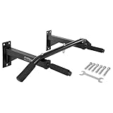 Premium Klimmzugstange zur Wandmontage - Vielseitige Pull-Up Bar für Zuhause - 4 Griffe für...