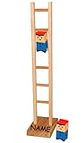 alles-meine.de GmbH Klettermax 43 cm - incl. Name - Klettermaxe/Kletterfigur - aus Holz -...