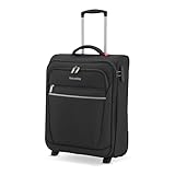 Travelite Bordtrolley Handgepäck Koffer leicht, 2 Rollen, Cabin, Weichgepäck Trolley klein mit...