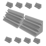 SWOOMEY 10 Stück Schallabsorbierende Baumwolle schaumstoffplatte Ecke Bassfallen Sound Proofing...