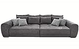Big Sofa XXL B306/T134/H86 cm, bequeme Lounge Couch mit hochwertiger Federkernpolsterung, viele...
