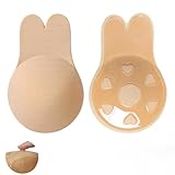 ETRSAIRL Klebe BH Push-Up Rückenfrei Trägerloser Nippelpads Unsichtbar Große Brust Strapless...