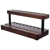 KICHOUSE Holz Stifthalter und Handyhalter Tisch Organizer mit Smartphone-ständer und Fächern...