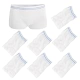 FUIPVGI 7 Stück Wöchnerinnen Slips, Wochenbett Panties, Wochenbett Netzhöschen, Wegwerfbar...