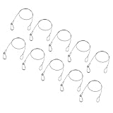 Geavonyg Bühnenbeleuchtungs Sicherheitskabel Set 5 Stück/10 Stück Edelstahldraht Für Die Sichere...