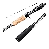 LJHFG63KUYT Angelrute Carbon Angelrute 1,8 m Köder Reise Stange Baitcasting M Power Köder Wt.4-18g...
