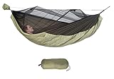 AMAZONAS Ultra-Light Hängematte Moskito-Traveller Quilted | Integrierter Wärmeschutz ca. ≥ 5° C...
