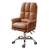 Ergonomischer Bürostuhl mit hoher Rückenlehne, Armlehnen, 360° Drehung, Lehnfunktion, bequemer...