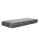 Garsent HDMI -KVM -Switches, 2 Monitore 2 Computer, 4K@30Hz, USB 3,0 KVM -Switches für 2...