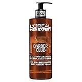 L'Oréal Men Expert XXL 3-in-1 Bartshampoo für Männer, Für Bart, Gesicht und Haar, Beruhigende...