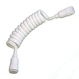 Soytich 3m Brauseschlauch Spiral Flexibel Duschschlauch Brausenschlauch (3m Spiral)