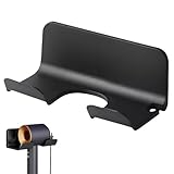 LoNinLoAn Fönhalter Ohne Bohren, Haartrockner Halterung, Plastik Haartrocknerständer, Schwarz...