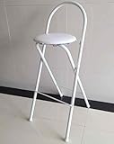 Tragbare Klappstühle für Erwachsene mit Rückenlehne - Leichte Indoor/Outdoor Klapphocker für...
