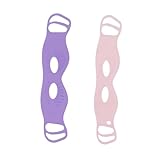 DECORNIJIA 2 Stück Wiederverwendbare Augenmaske Ergonomisch Geformt Waschbar Hautfreundlich und...