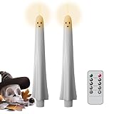 Mwqpgyh Künstliche Kerzen - Halloween LED Kerzen Flackernd | Flackernde LED Kerzenständer als...