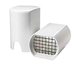 VITA PERFETTA Pommes-/Gemüseschneider mit Schneidgittern – zufällige Farbe (11 x 15 x 9 cm)