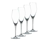 Spiegelau & Nachtmann 4-teiliges Champagnerglas-Set, Glas, Transparent, 8 cm